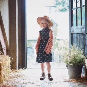 Teal equestrian dress